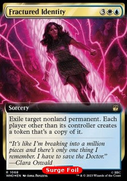 Fractured Identity (V.3) - Universes Beyond: Doctor Who: Extras (Rare) [1068]