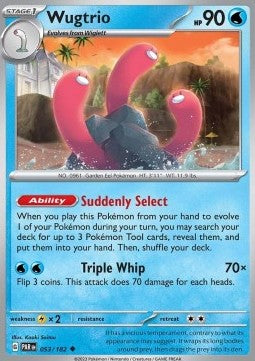 Wugtrio - Paradox Rift (Uncommon) [053]