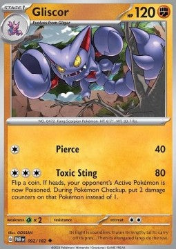 Gliscor - Paradox Rift (Uncommon) [092]