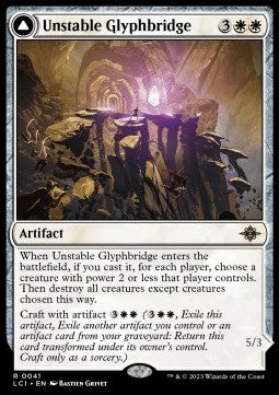 Unstable Glyphbridge // Sandswirl Wanderglyph - The Lost Caverns of Ixalan (Rare) [LCI-41]