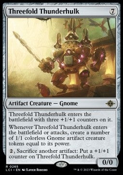 Threefold Thunderhulk - The Lost Caverns of Ixalan (Rare) [LCI-265]