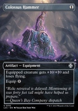 Colossus Hammer - Commander: The Lost Caverns of Ixalan: Extras (Uncommon) [XLCC-110]