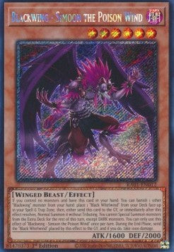 Blackwing - Simoon the Poison Wind (V.4 - Platinum Secret Rare) - 25th Anniversary Rarity Collection (Platinum Secret Rare) [RA01-012]