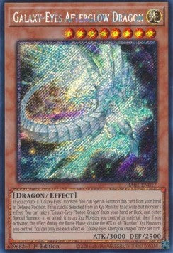 Galaxy-Eyes Afterglow Dragon (V.4 - Platinum Secret Rare) - 25th Anniversary Rarity Collection (Platinum Secret Rare) [017]