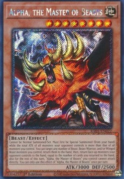 Alpha, the Master of Beasts (V.4 - Platinum Secret Rare) - 25th Anniversary Rarity Collection (Platinum Secret Rare) [RA01-022]