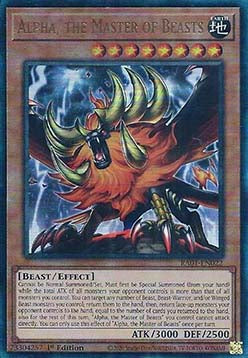 Alpha, the Master of Beasts (V.7 - Ultimate Rare) - 25th Anniversary Rarity Collection (Ultimate Rare) [RA01-022]