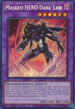 Masked HERO Dark Law (V.3 - Secret Rare) - 25th Anniversary Rarity Collection (Secret Rare) [025]