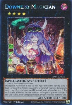 Downerd Magician (V.4 - Platinum Secret Rare) - 25th Anniversary Rarity Collection (Platinum Secret Rare) [RA01-035]