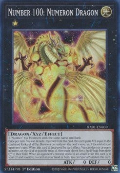 Number 100: Numeron Dragon (V.1 - Super Rare) - 25th Anniversary Rarity Collection (Super Rare) [039]