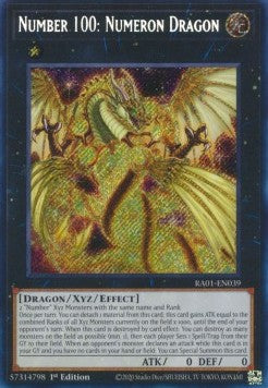 Number 100: Numeron Dragon (V.3 - Secret Rare) - 25th Anniversary Rarity Collection (Secret Rare) [039]