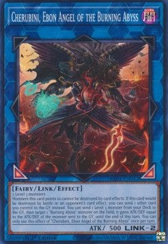 Cherubini, Ebon Angel of the Burning Abyss (V.1 - Super Rare) - 25th Anniversary Rarity Collection (Super Rare) [042]