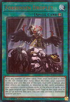 Forbidden Droplet (V.7 - Ultimate Rare) - 25th Anniversary Rarity Collection (Ultimate Rare) [RA01-064]