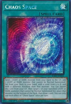 Chaos Space (V.4 - Platinum Secret Rare) - 25th Anniversary Rarity Collection (Platinum Secret Rare) [065]