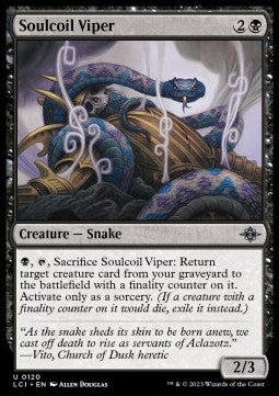 Soulcoil Viper - The Lost Caverns of Ixalan (Uncommon) [120]