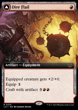 Dire Flail // Dire Blunderbuss - The Lost Caverns of Ixalan: Extras (Rare) [374]