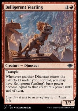 Belligerent Yearling - The Lost Caverns of Ixalan (Uncommon) [133]