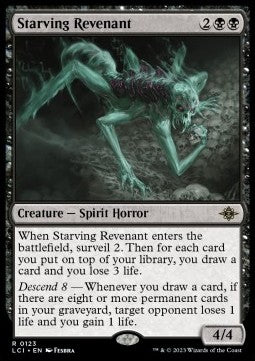 Starving Revenant - The Lost Caverns of Ixalan (Rare) [123]