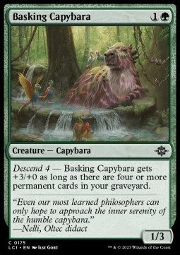 Basking Capybara - The Lost Caverns of Ixalan (Common) [175]