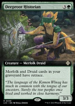 Deeproot Historian - Commander: The Lost Caverns of Ixalan: Extras (Rare) [59]