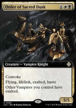 Order of Sacred Dusk - Commander: The Lost Caverns of Ixalan: Extras (Rare) [65]