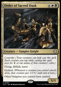 Order of Sacred Dusk - Commander: The Lost Caverns of Ixalan (Rare) [97]