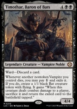 Timothar, Baron of Bats - Commander: The Lost Caverns of Ixalan (Mythic) [210]