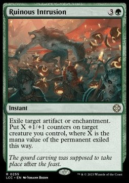 Ruinous Intrusion - Commander: The Lost Caverns of Ixalan (Rare) [255]