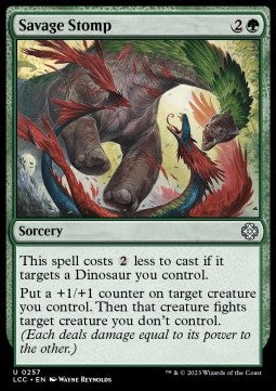 Savage Stomp - Commander: The Lost Caverns of Ixalan (Uncommon) [257]