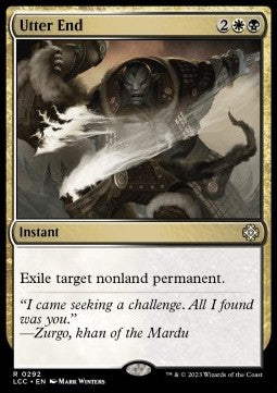 Utter End - Commander: The Lost Caverns of Ixalan (Rare) [292]