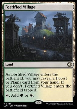 Fortified Village - Commander: The Lost Caverns of Ixalan (Rare) [331]