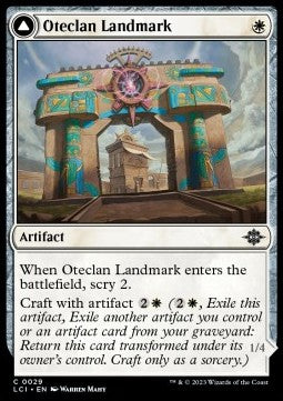 Oteclan Landmark // Oteclan Levitator - The Lost Caverns of Ixalan (Common) [29]