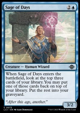 Sage of Days - The Lost Caverns of Ixalan (Common) [73]