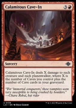Calamitous Cave-In - The Lost Caverns of Ixalan (Uncommon) [139]
