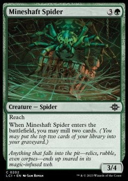 Mineshaft Spider - The Lost Caverns of Ixalan (Common) [202]