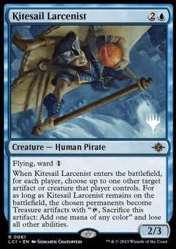 Kitesail Larcenist (V.2) - The Lost Caverns of Ixalan: Promos (Rare) [PLCI-61]
