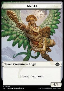 Angel Token (White 4/4 Vigilance) - The Lost Caverns of Ixalan: Tokens (Token) [T02]
