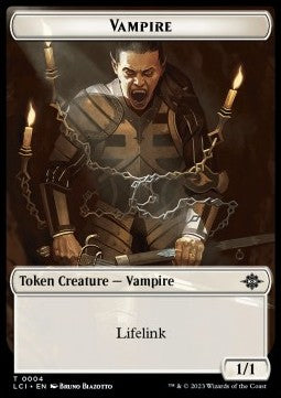 Vampire Token (W 1/1 Lifelink) // City's Blessing Token - The Lost Caverns of Ixalan: Tokens (Token) [CT 4/17]