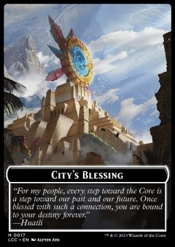 City's Blessing // Dinosaur Token (G 3/3 Trample) - The Lost Caverns of Ixalan: Tokens (Token) [CT 17/10]