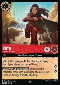 Raya - Leader of Heart - Rise of the Floodborn (Super Rare) [123]