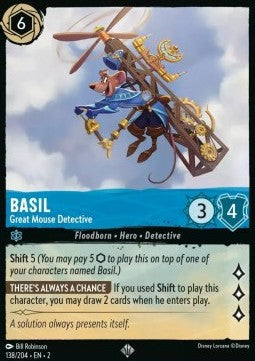 Basil - Great Mouse Detective - Rise of the Floodborn (Super Rare) [138]