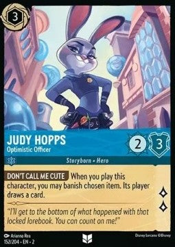 Judy Hopps - Optimistic Officer - Rise of the Floodborn (Uncommon) [152]
