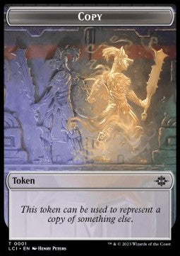 Copy Token // Bat Token (B 1/1) - The Lost Caverns of Ixalan: Tokens (Token) [T 1/6]