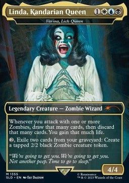 Varina, Lich Queen - Secret Lair Drop Series: Spookydrop 2023 (Rare) [SLDSP23-1450]