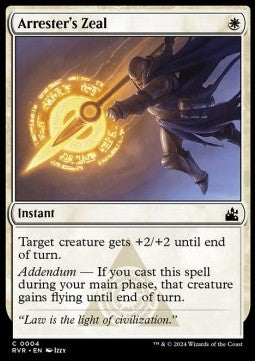 Arrester's Zeal - Ravnica Remastered (Common) [4]