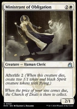Ministrant of Obligation - Ravnica Remastered (Uncommon) [23]