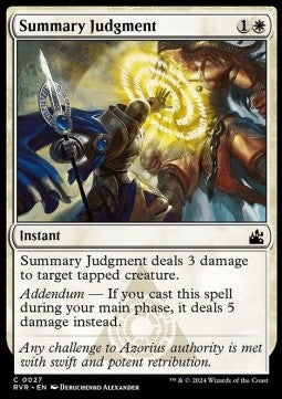 Summary Judgment - Ravnica Remastered (Common) [27]