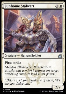 Sunhome Stalwart - Ravnica Remastered (Uncommon) [28]
