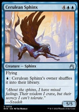 Cerulean Sphinx - Ravnica Remastered (Uncommon) [36]