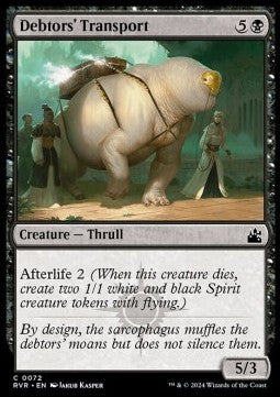 Debtors' Transport - Ravnica Remastered (Common) [72]