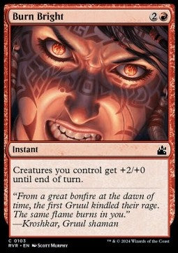 Burn Bright - Ravnica Remastered (Common) [103]